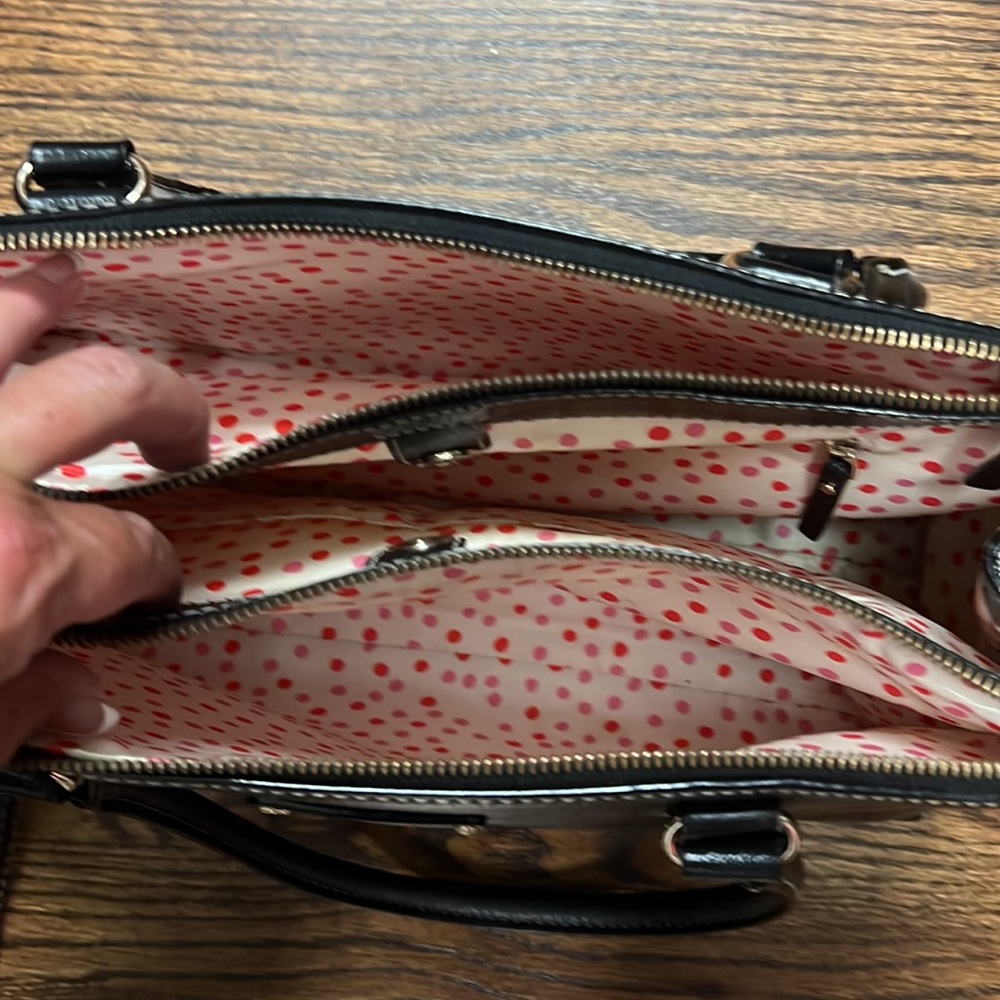 Black briefcase type purse - Picture 2 of 2